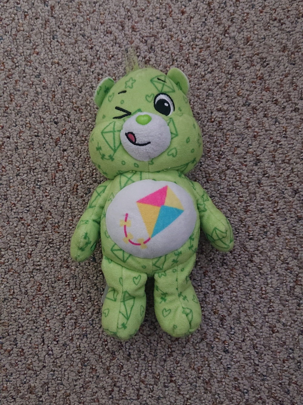 2024 Care Bears - Green Do-Your-Best Bear Plush by Basic Fun - Unlock The Magic